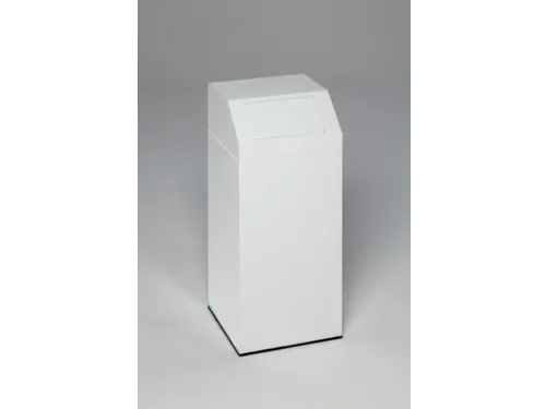 Afvalverzamelaar 76 Liter Hxbxd 890X380X380Mm Sticker Wit Glas