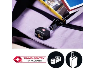 Hangslot Masterlock 2 gelijksluitend aluminium TSA zwart 30mm - 3