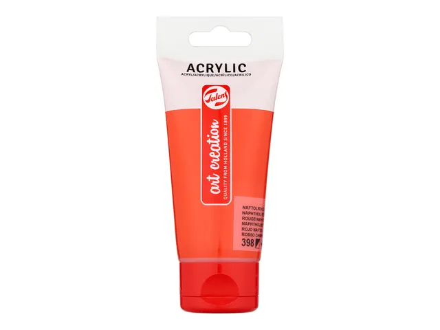 Acrylverf Talens Art Creation 398 naftolrood licht tube à 75ml