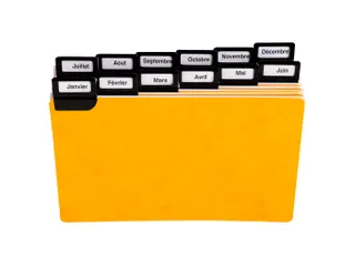 Tabblad a-z Glanskarton 6/10 105x148mm 24 stuks - 3