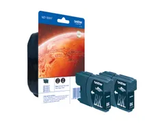 Brother LC1100HYBKBP, Zwart, Inkt op pigmentbasis, 1 stuk(s), 450 pagi