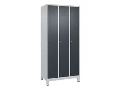 locker voor scheiding van kleding,HxBxD 1950x900x500mm,3vak