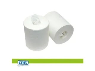 Poetsrol Midi Eco cellulose 1-laags zonder koker 280mtr/20cm Wit 6 Rol - 1