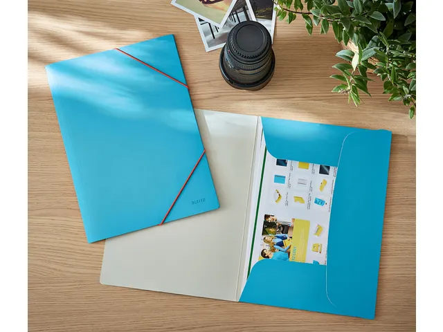 Elastomap Leitz Cosy A4 3-kleps blauw