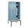 locker met bank,HxBxD 2120x900x815mm,3vak,vak B 300mm,draaigrendel