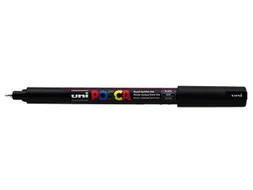 Verfstift Posca PC1MR Extra Fijne punt 0,7mm Zwart