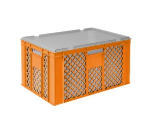 Euronorm-stapelbak,m. isoleerbox,HxLxB 320x600x400mm,63/35l,HDPE - 2