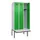 locker met bank,HxBxD 2120x900x815mm,3vak,vak B 300mm,cilinderslot