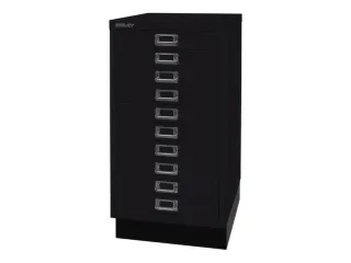 kantoor-ladekast HxBxD 670x349x432mm 10 laden romp + front zwart - 4