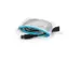 etui A7 PVC-vrij transparant blauw met ritssluiting
