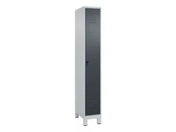 locker,HxBxD 1950x300x500mm,1vak,vak B 300mm,draaigrendel,voeten
