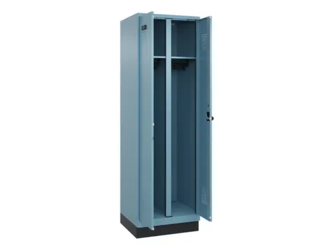 locker voor scheiding van kleding,HxBxD 1950x600x500mm,2vak