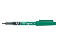 Fineliner Pilot V-Sign Pen Medium Punt Groen
