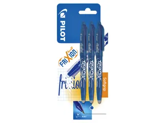 Rollerpen Pilot Frixion Ball 0.7mm Blauw Medium Blister à 3 stuks - 1