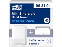 Tork Singlefold Handdoek Mini Dispenser Starterpack