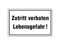 aanwijzingsbord,Verboden toegang Levensgevaar!,aluminium gemerkt