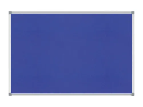 Prikbord MAULstandaard 90x180cm Textiel Blauw
