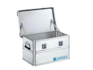 Transportkist Aluminium 60l 340x 600x 400mm Snapsluitingen Draaggrepen - 1