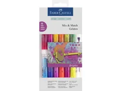 Gelatos Aquarelkrijt Faber-castell Bright Etui A 12 Stuks