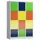 Lockerkast 1800x1185x500mm 3x4 vakken cilinderslot, sokkel, Multicolor