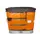 verwarmingsmantel,v. IBC inhoud 1000l,buiten glasvezel/silicone,oranje