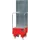 verrijdbare opvangbak,v. 1x60l vat,opvangvol. 60l,HxBxD 1775x590x570mm