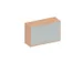 Schuifdeurkast 770x1200x430mm Romp Beuken Decor Front Lichtgrijs