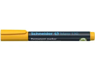 Marker Schneider Maxx 130 permanent ronde punt geel - 1