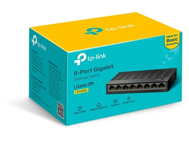 Desktopswitch TP-Link LiteWave LS1008G 8-poorts Gigabit