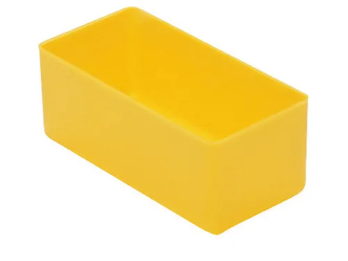 Inzetbak HxLxB 40x99x49mm Polystyreen Geel 50 stuks