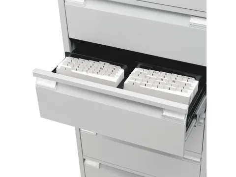 armoire pour fiches HxlxP 1321x568x622mm 2 rangées 6tiroir(s)