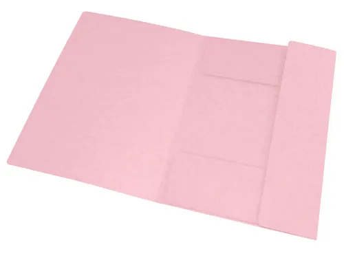 Elastomap Oxford Top File+ A4 pastel roze karton