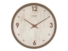 Orium Naturalis horloge murale 31 cm, mouvement silencieux, bois