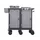 Reinigingswagen,2Kasten,2-4Zakhouders,4X6L Emmer,3Xopvanglegborden