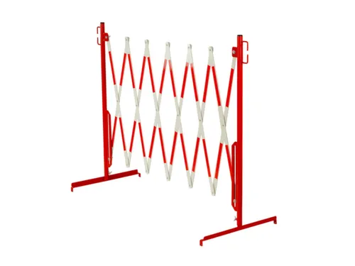 schaarhek,paal HxØ 960x27mm,HxBxD 960x0-4000x500mm,paal staal,rood