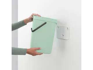 Afvalemmer Sort & Go 12 Liter Jade Lichtgroen - 5