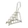 Montagetrap Aluminium H1 0m 5treden Platform Treden Traanplaat Leuning