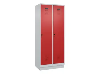 locker,HxBxD 1950x800x500mm,2vak,vak B 400mm,draaigrendel,sokkel - 3