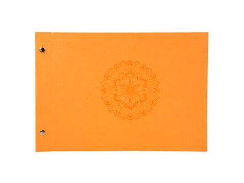 Fotoalb MANDALA schr oef 32x22 40bl oranj