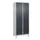 Z-garderobekast,HxBxD 1950x800x500mm,vak B 200/400mm,draaigrendel
