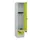 locker met bank,HxBxD 1950x400x815mm,1vak,vak B 400mm,draaigrendel