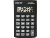 Calculator Rebell-HC308-BX zwart pocket