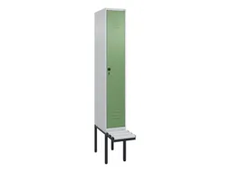 locker voor scheiding van kleding,HxBxD 2120x300x815mm,1vak