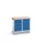 montagetafel 980x1050x600mm multiplexblad 5 laden kast front RAL5010