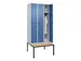 Armoire vestiaire Classic+ 3 comp 212x90x81,5cm gris clair/bleu distan