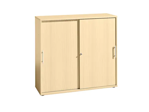 schuifdeurkast,HxBxD 1100x1200x400mm,2xhouten vloer,golfgreep