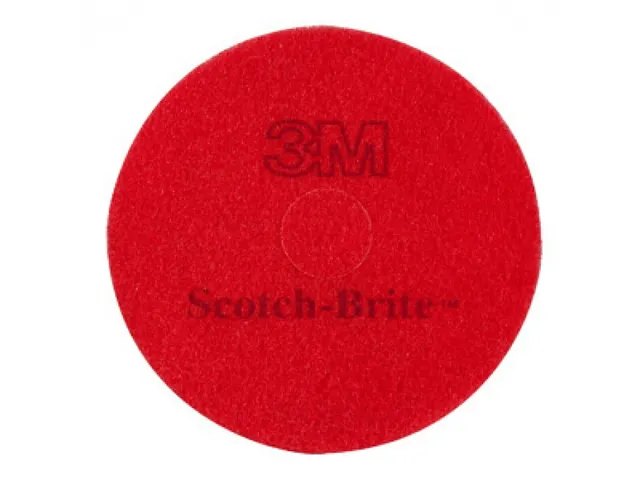 Scotch-Brite Vloerpad 17inch 432 mm Rood per stuk