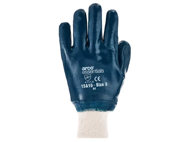 Werkhandschoen Arco Essentials Heavyweight Full nitril maat 9