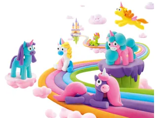 Hey Clay Klei set Rainbow Unicorns 15 delen Eenhoorns - 7