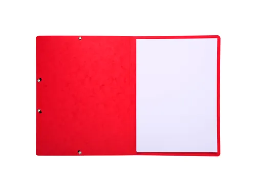 Elastomap zonder klep glanskarton 355gm² - A4-Rood